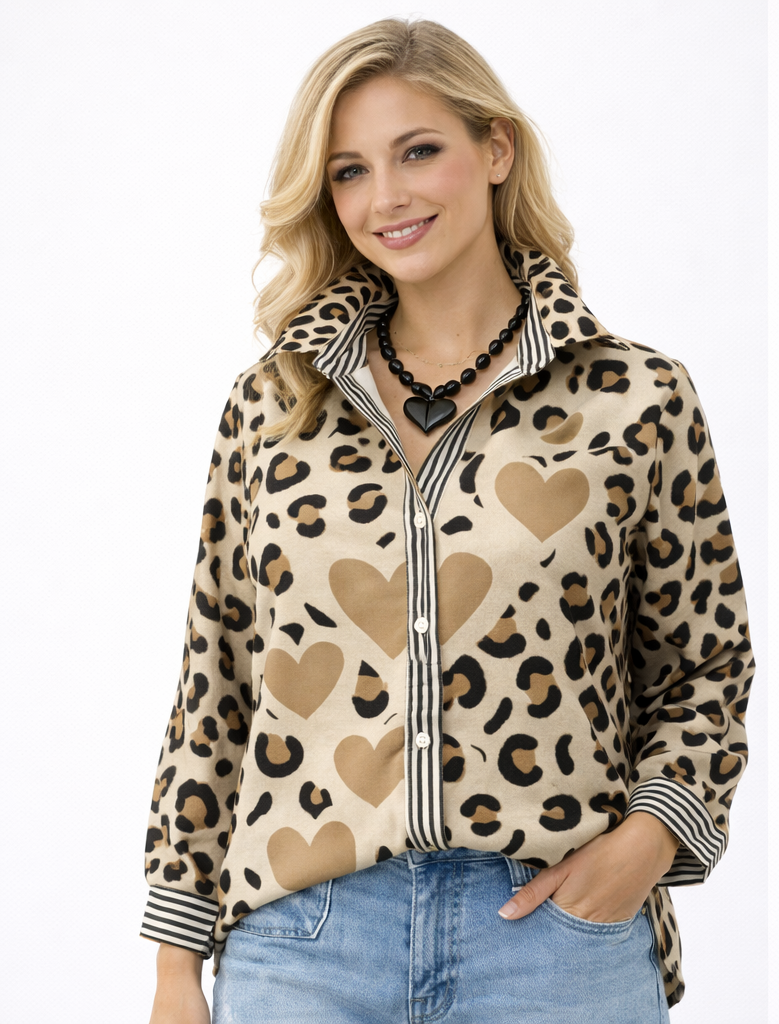 Camila™ | Blusa Estampado Leopardo