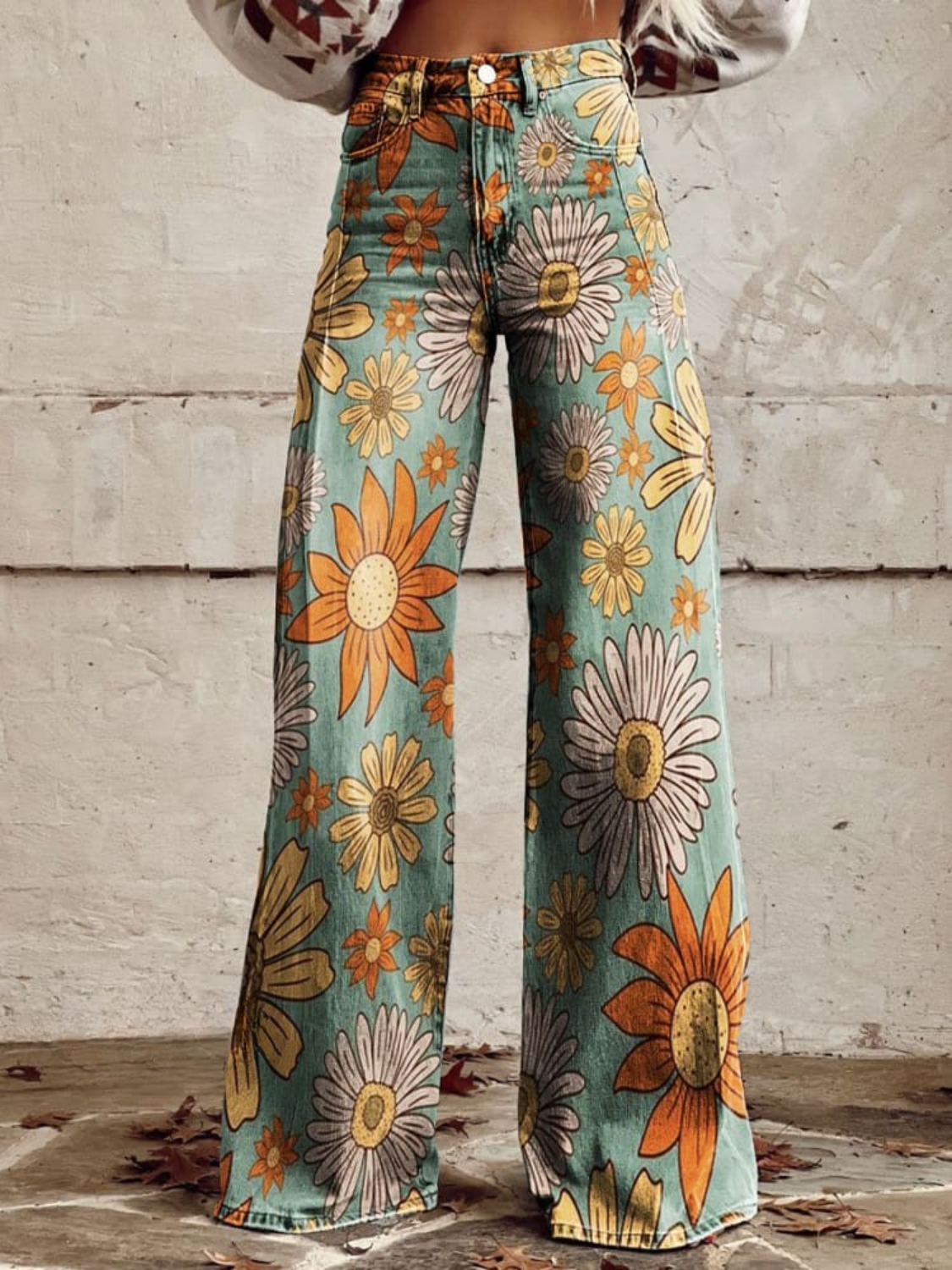 Elisa™ | Jeans Flores Retro