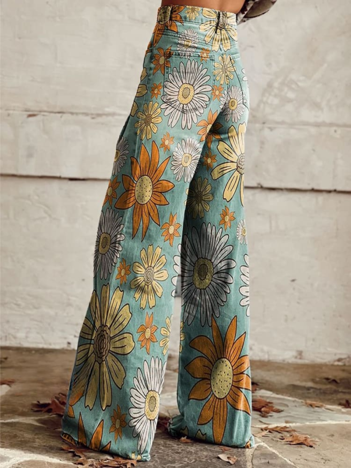 Elisa™ | Jeans Flores Retro