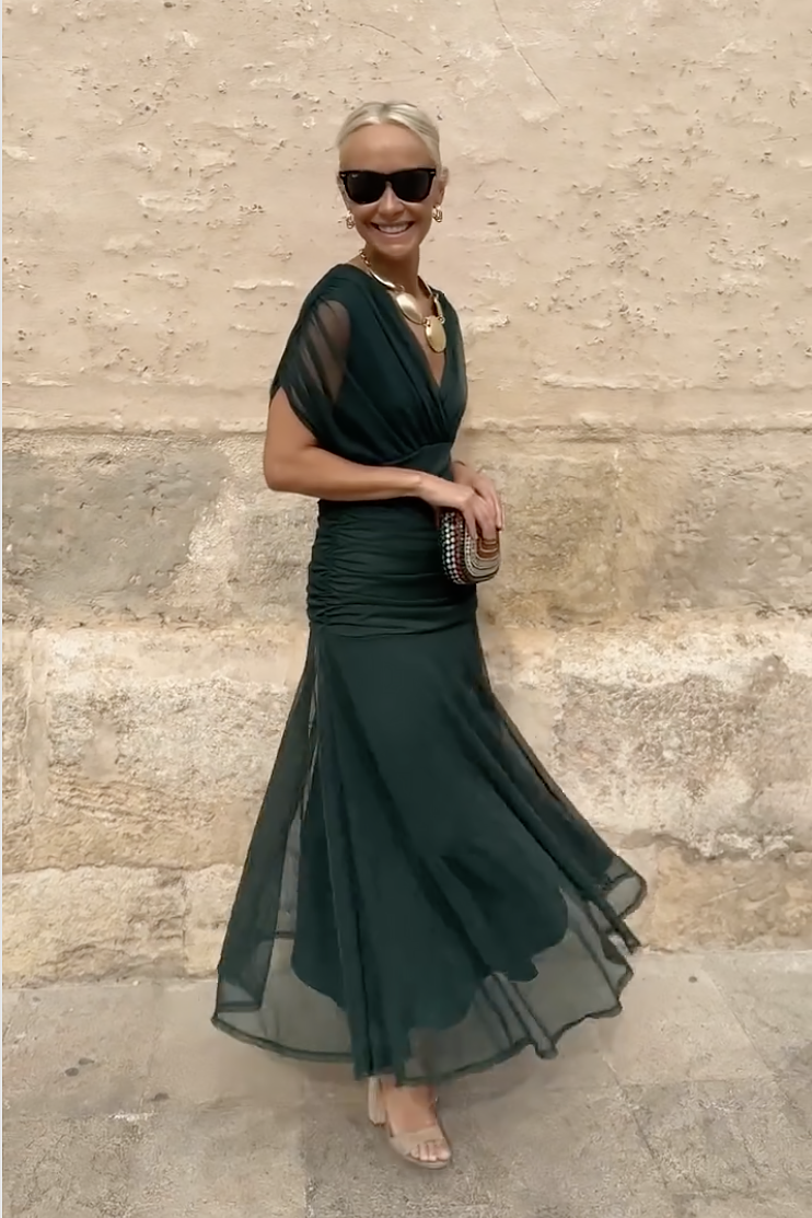 Carolina™ | Vestido Maxi Plisado Elegante