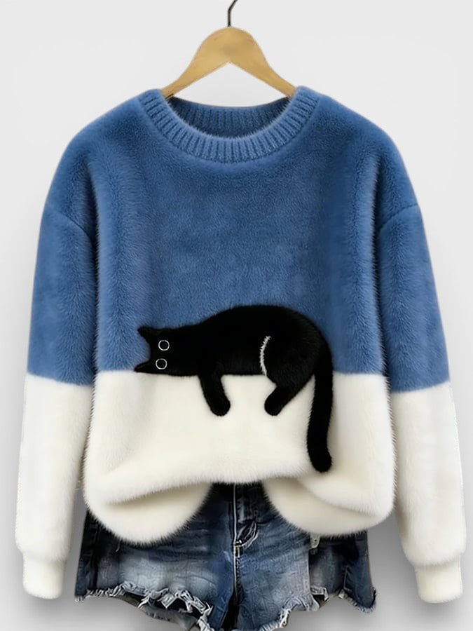 Luna™| Sudadera con estampado de gato