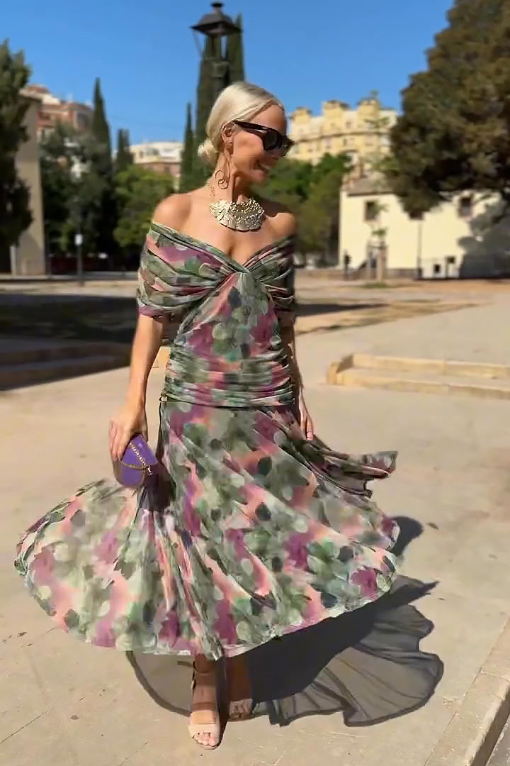 Carolina™ | Vestido Maxi Plisado Elegante