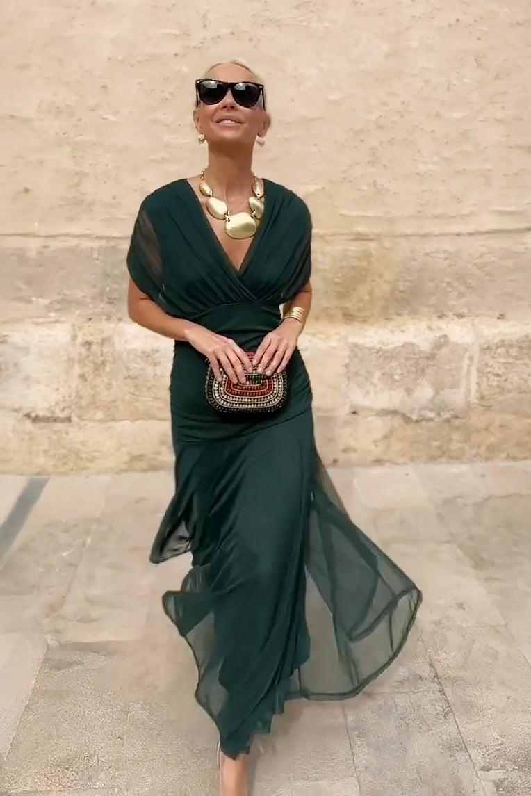 Carolina™ | Vestido Maxi Plisado Elegante