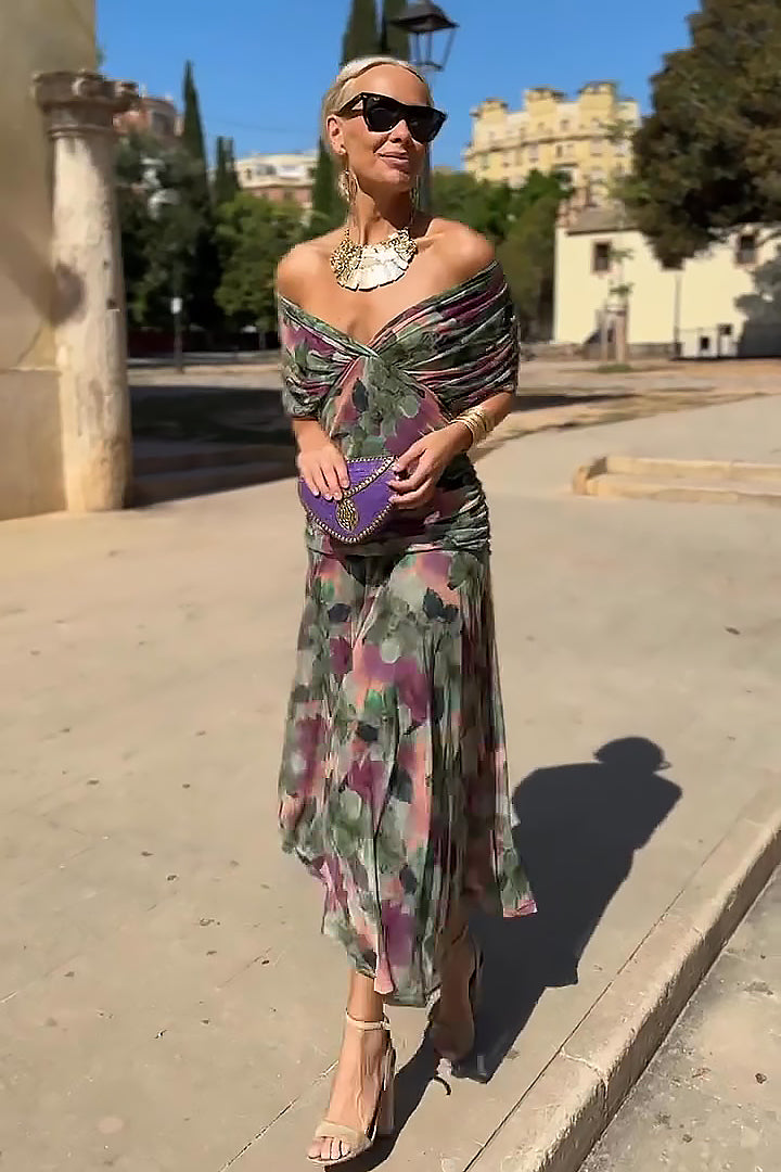 Carolina™ | Vestido Maxi Plisado Elegante
