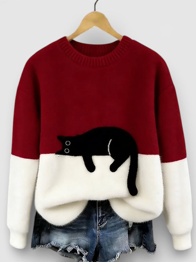 Luna™| Sudadera con estampado de gato