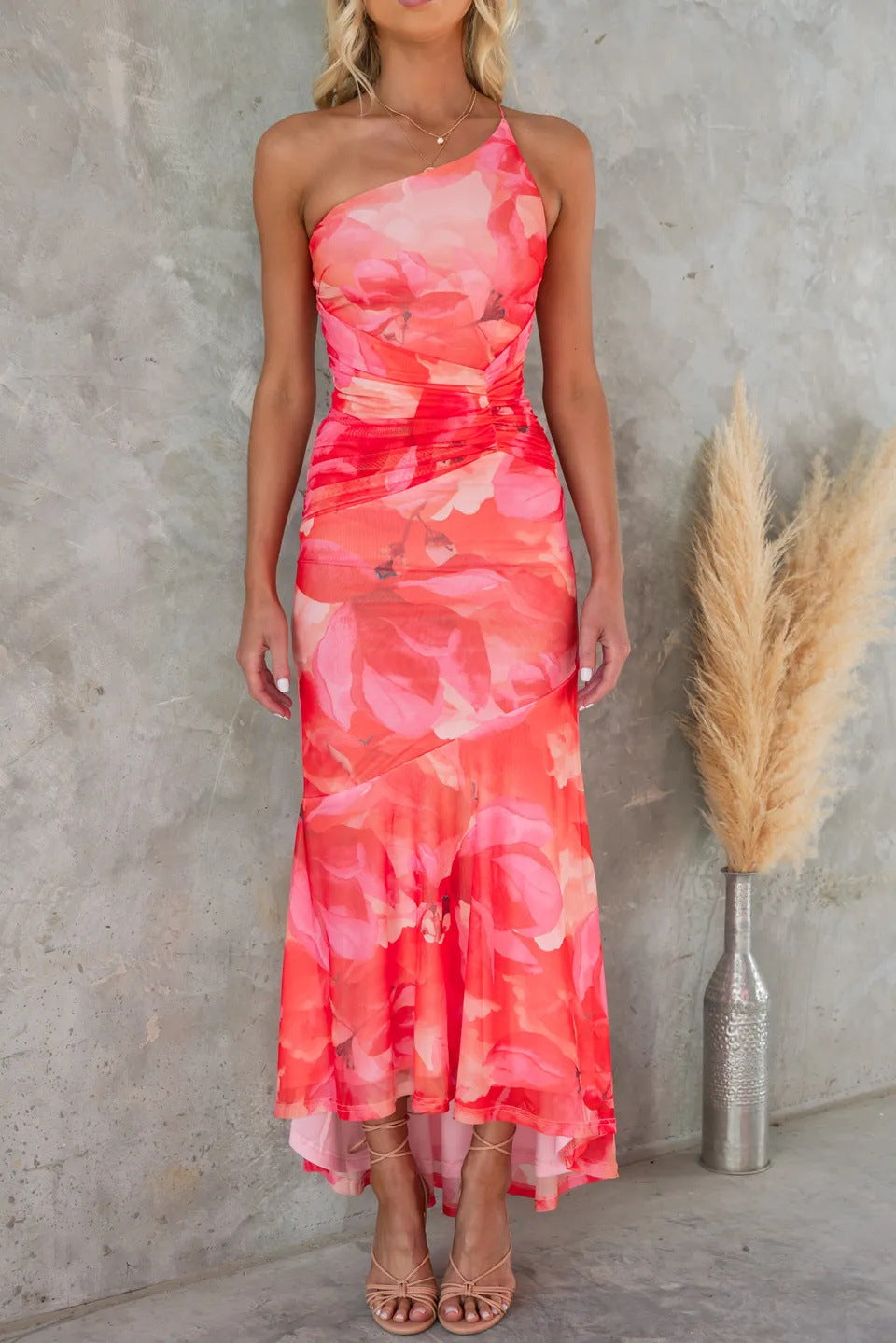 Leila™ | Vestido Elegante de Un Hombro