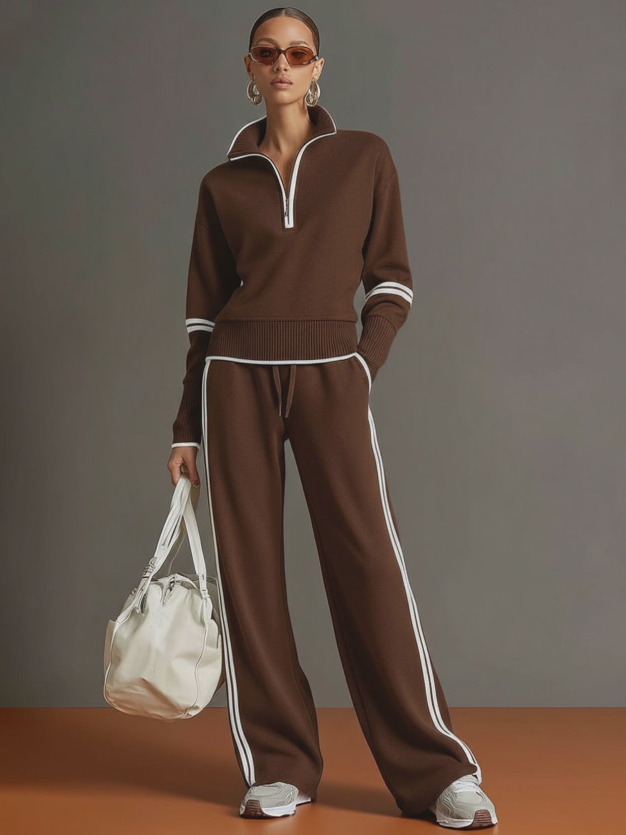 Paris | Conjunto deportivo media cremallera