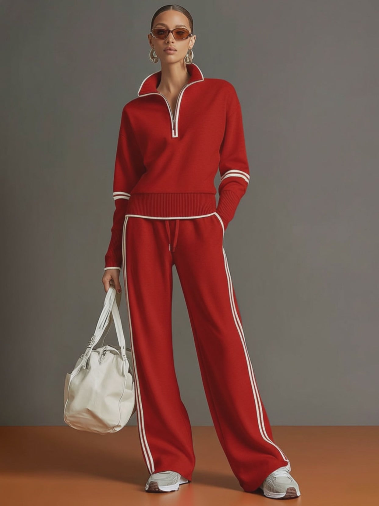 Paris | Conjunto deportivo media cremallera