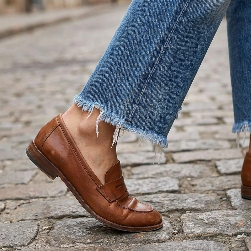 Mila™ | Vaqueros cropped de corte recto clásico