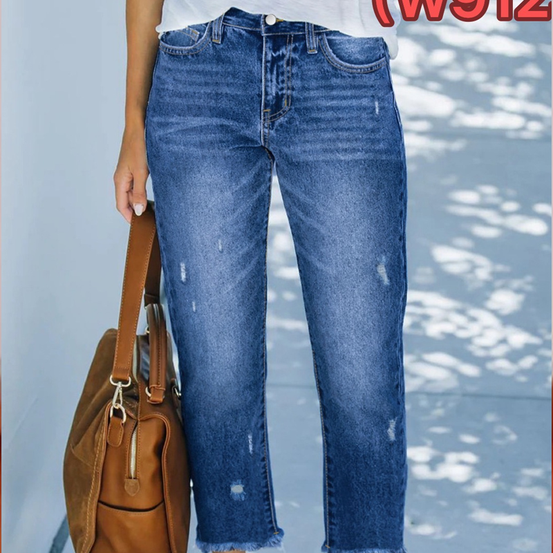 Mila™ | Vaqueros cropped de corte recto clásico